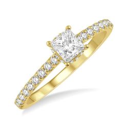 Cascade Radiance Diamond Semi-Mount Ring