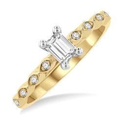 Hermes Paragon White Gold Diamond Engagement Ring