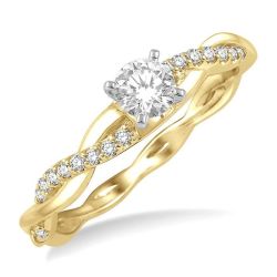 VioVelXe VioLuxVio 14K White Gold Diamond Ring