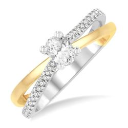 OraSolVio 14K White Gold Diamond Ring