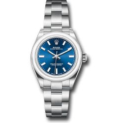 *Pre-Owned* Rolex Oyster Perpetual 28 Watch - Domed Bezel - Blue Index Dial - Oyster Bracelet