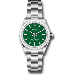  *Pre-Owned* Rolex Oyster Perpetual 31 Watch - Domed Bezel - Green Index Dial - Oyster Bracelet