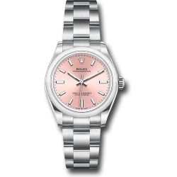  *Pre-Owned* Rolex Oyster Perpetual 31 Watch - Domed Bezel - Pink Index Dial - Oyster Bracelet