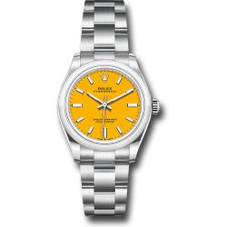  *Pre-Owned* Rolex Oyster Perpetual 31 Watch - Domed Bezel - Yellow Index Dial - Oyster Bracelet