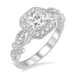 LoCaVer ZenOraSol 14K White Gold Diamond Ring