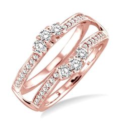 CaLysZen 14K Rose Gold Diamond Ring