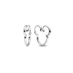 Disney Mickey Mouse Silhouette Hoop Earrings