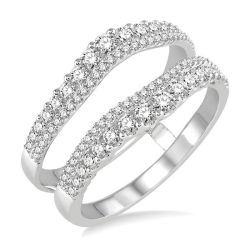 OnLysLo VerSolTh 14K White Gold Diamond Ring