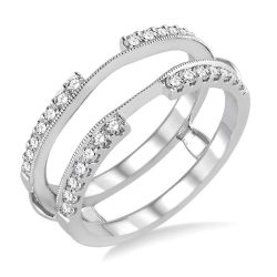 Tranquilla Diamond Insert Ring White Gold Diamond Wrap & Enhancer
