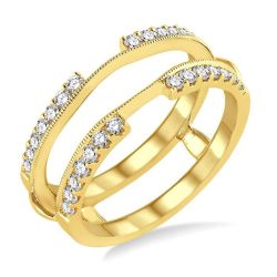 Ultima Diamond Insert Ring Yellow Gold Diamond Wrap & Enhancer
