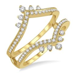 Marbella Harbor Legacy Chevron Diamond Insert Ring