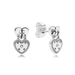 Love Locks Dangle Earrings