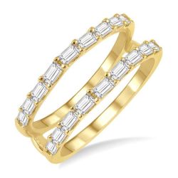 LoZenLys 14K Yellow Gold Diamond Ring