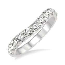 VioThEl 14K White Gold Diamond Ring