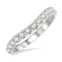 LoSolLin 14K White Gold Diamond Ring