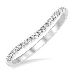 Bellona Ember Reverie Curved Diamond Wedding Band