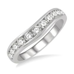 Andromeda Anthem Haven Curved Diamond Wedding Band