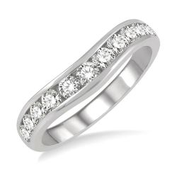 VioIonVer 14K White Gold Diamond Ring