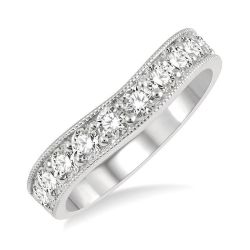 VerOraVel 14K White Gold Diamond Ring