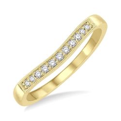 Artemis Embrace Poise Curved Diamond Wedding Band