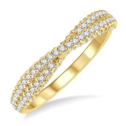 OraZenCa 14K Yellow Gold Diamond Ring
