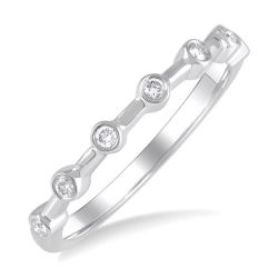 RaElLys 14K White Gold Diamond Ring