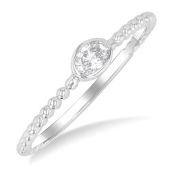 VerXeLo LoLuxOra 14K White Gold Diamond Ring
