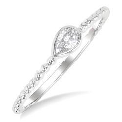 IsLinIs 14K White Gold Diamond Ring