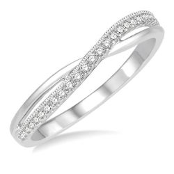 Aurelia Cascade Eclipse Diamond Wedding Band