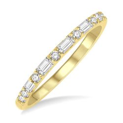 LysLinLux 14K Yellow Gold Diamond Ring