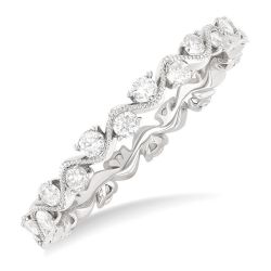 LysXeLux 14K White Gold Diamond Ring