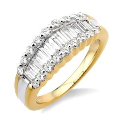 ElLysVer 14K Yellow Gold Diamond Ring