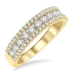 OraThVer VerZenSol IonVioVel 14K Yellow Gold Diamond Ring