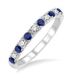 Lyric Quarry Fable Alternate Gemstone & Diamond Wedding Band