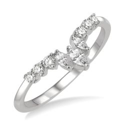 Chevron Diamond Fashion Ring
