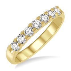 Aurelia Noble Meadow Stone Diamond Wedding Band