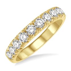 ZenElSol LinXeLin 14K Yellow Gold Diamond Ring