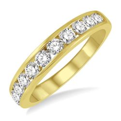 Solstice Embrace Reverie Stone Channel Set Diamond Wedding Band