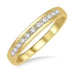 LysZenVer 14K Yellow Gold Diamond Ring