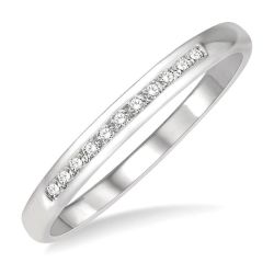 Solstice Anthem Echo Stone Channel Set Diamond Wedding Band