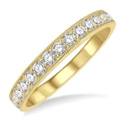 IsXeCa ArLuxOra VelVelIs 14K Yellow Gold Diamond Ring