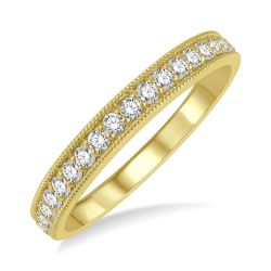 Lyric Silhouette Opus Diamond Wedding Band