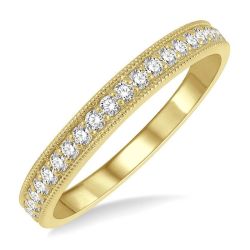 Lyric Whisper Echo Diamond Wedding Band