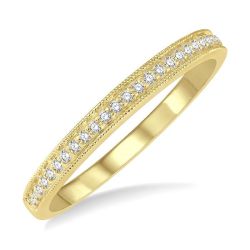 CaElXe 14K Yellow Gold Diamond Ring