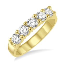 VelCaLys 14K Yellow Gold Diamond Ring