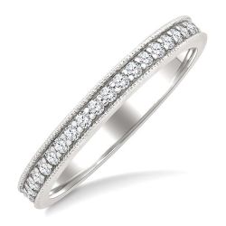 OraCaAe 14K White Gold Diamond Ring