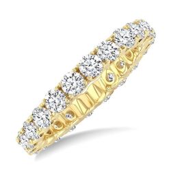 XeElRa 14K Yellow Gold Diamond Ring