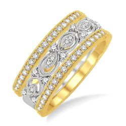 Ivorywood Cachet 14K Yellow Gold Diamond Ring