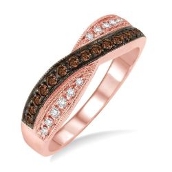 LoCaXe 14K Rose Gold Diamond Ring