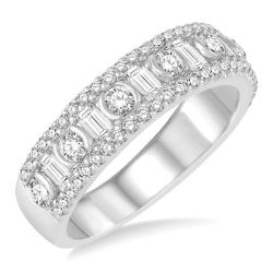 Aurelia Gleam Symphony Baguette Diamond Fashion Band